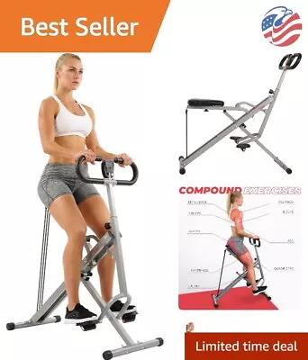 Adjustable Resistance Squat Trainer - Glute & Leg Exercise Machine - Easy Setup • $219.99