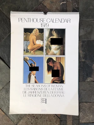 £19.95 • Buy Vintage Penthouse Wall Calendar 1979 The Seasons Of Woman Collectible Glamour