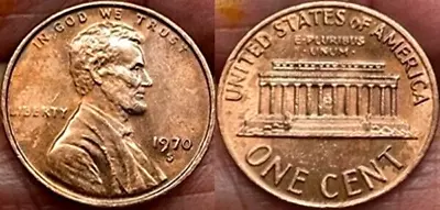 1970-s Small Date Lincoln Cent Better Date Au Details  Cleaned • $19.50