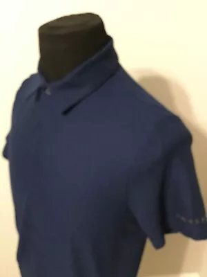 Men's Oakley Aero Ellipse Polo Golf Shirt Small Blue NWOT • $17.49