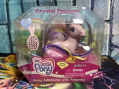 NIB MY LITTLE PONY MLP G3 Crystal Princess Sunny Adventures With Fluttershy • $24.99