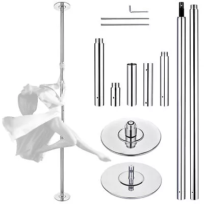 10 FT Spinning Static Dancing Pole Kit With Extensions Fitness Dance Exercise • $119.90