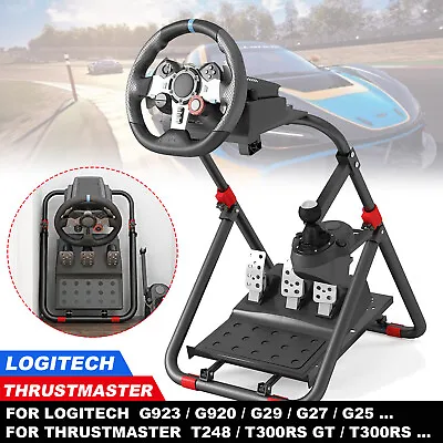 Racing Wheel Stand Holder Folding Thrustmaster T248 Logitech G29 G920 Xbox PC AU • $109.39