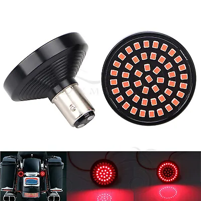 2Pcs Switchback 1157 LED Turn Signal Lights Bulbs Motorcycle For Harley Softail • $19.93