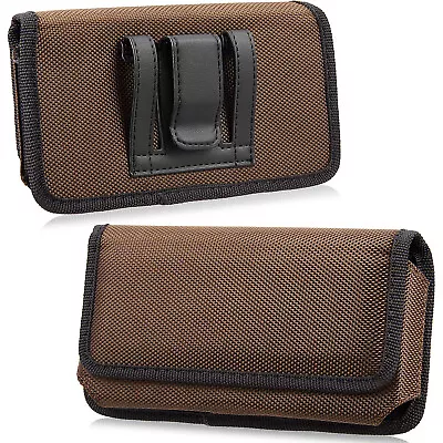 $17.99 • Buy For IPhone 12 Pro Max Universal Phone Belt Clip Pouch Case Cover Holster Nylon