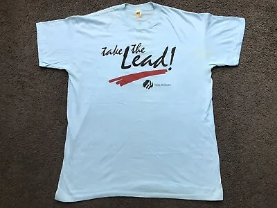 VINTAGE 80s Girl Scouts “Take The Lead” T Shirt Velva Sheen XL SINGLE STITCH USA • $11.95