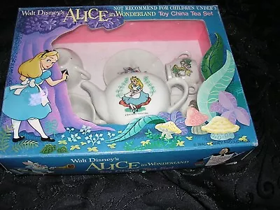 Walt Disney's Alice In Wonderland Toy China Tea Set Vintage Japan • $15