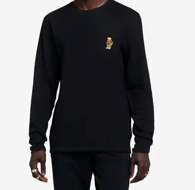 $34.99 • Buy Polo Ralph Lauren Mens Long Sleeve Black Thermal Crew Bear Logo Sz Medium