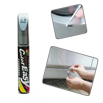 $4.59 • Buy DIY Car Clear Scratch Remover Touch Up Pens Auto Paint Repair Pen Brush Silver