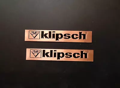 Logo 2pcs. NEW KLIPSCH Metal 76 Mm = 3 Inch • $17.99