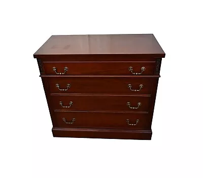 Vintage Mahogany Regency Style Four Drawer Server/Bachelors Chest • $498