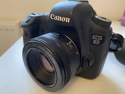 Canon 6D DSLR With 50mm F/1.8 STM Lens • £99