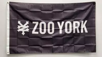 Quality ZOO YORK SKATEBOARDS Flag 150 X 90cm Banner Man Cave Garage Skater • $37.99