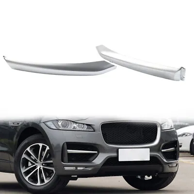 Front Bumper Grille Blade Molding Strip Trim For Jaguar F-Pace R Sport 2016-20 • £151.28