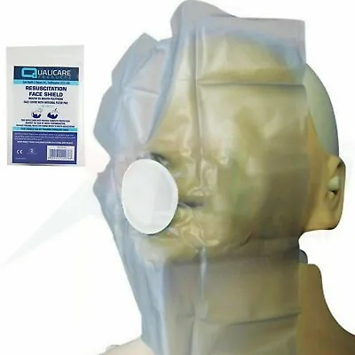 3 X CPR Resuscitation Face Shield With Filter First Aid Resus • £2.75