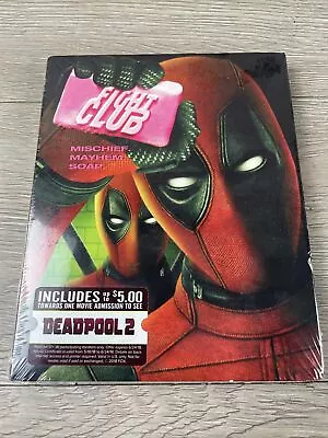 Fight Club Movie SEALED NEW Blu-ray Disc 2018 Deadpool Photobombed Slipcover R • $17.99