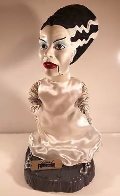 Gemmy X Universal Studios Monsters Big Head Bride Frankenstein Animated Vintage • $59.99