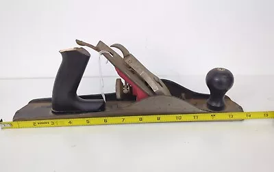 O. Vintage Millers Falls No 140CBG 14 Inch Wood Plane- Made In USA Ridge Bottom. • $19.99