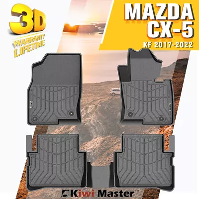 KIWI MASTER 3D Car Floor Mats TPE Liner Fit Mazda CX-5 KF MY 17-22 Not Rubber • $119.95