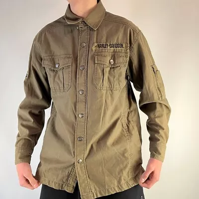 Vintage Harley Davidson Camo Light Jacket • $59