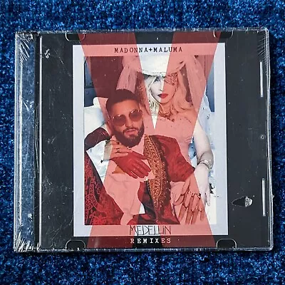 $125 • Buy MADONNA SEALED MEDELLIN PROMO CD OFFICIAL REMIXES US 2019 MADAME X Maluma