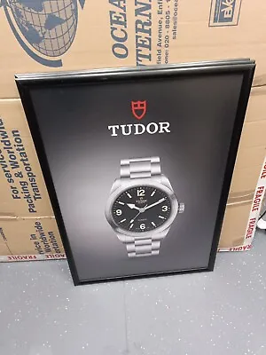 £20 • Buy TUDOR GENEVE RANGER Poster With Frame,  Image Of Tudor Watches, Size 86cm 67cm