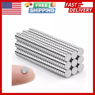 100Pcs Small Magnets 5X2 Mm Mini Tiny Round Magnets Micro Magnets For Crafts • $6.99