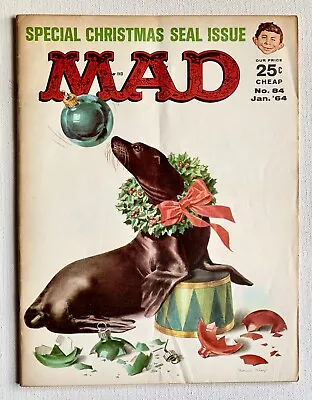 MAD MAGAZINE  JAN 1964  #84 Collectibles Comics NOT TOUCHED OVER 30 YRS! FINE+ • $12.99