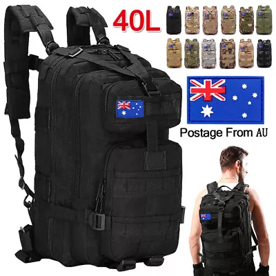 40L Hiking Military Tactical Rucksack Camping Backpack Bag Cycling Outdoor • $37.99