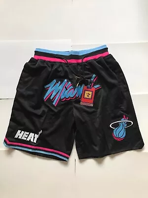 Retro JustDon Miami Heat Basketball Shorts • £60