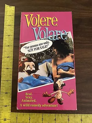 VOLERE VOLARE Rare VHS Movie Video Cassette Tape Promo Copy Comedy Drama • $9.99