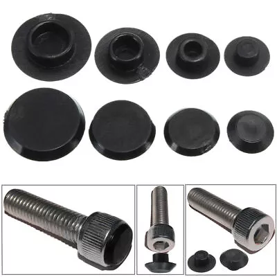 20PCS Black Hex Socket Allen Bolt Screw Nut Hexagon Head Cover Cap Protector • £3.59