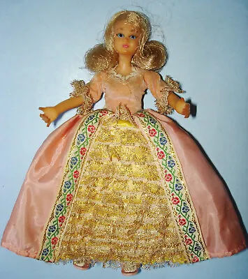 Vintage 7  Flagg MARTHA WASHINGTON Flexible Vinyl Historical Doll USA 1960s • $28