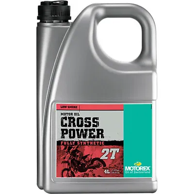 Motorex Cross Power Full Synthetic 2T 2 Stroke Oil 4 Liter 102244 • $96.64