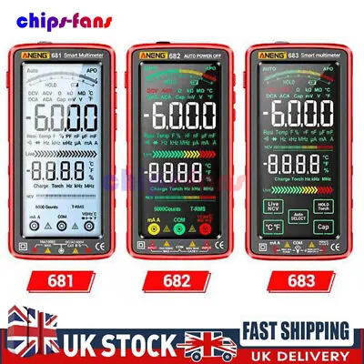 ANENG 683/682/681 Smart Digital Multimeter AC/DC Current Voltage Meter Tester UK • £29.99