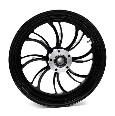 Ultima Vortex Black Billet Aluminum 18 5.5 Rear Wheel Rim Harley Custom Chopper • $514.95