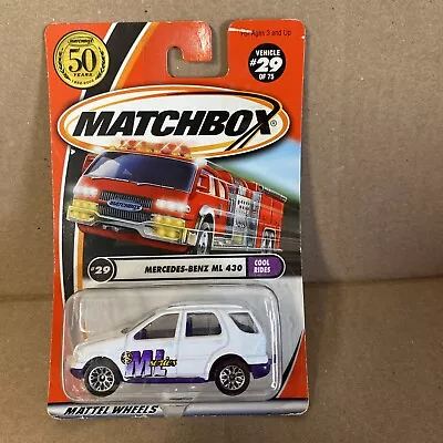 Matchbox Treasure Hunt Chase 2000 Logo #29 Mercedes Benz Ml 430 • $3.50