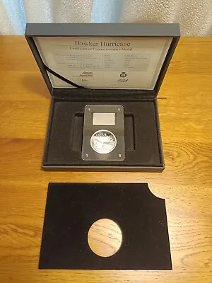 £43 • Buy RAF Hawker Hurricane Commemorative Medal Coin Silver Layered On Bronze 2015.