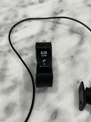 Fitbit Charge 2 With Black Band & USB Charger • $48