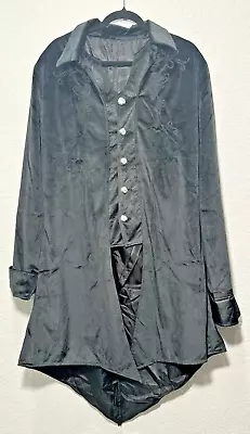 Mens Gothic Tailcoat Long Suit Jacket Tuxedo Victorian Frock With Buttons 3XL • $14.97