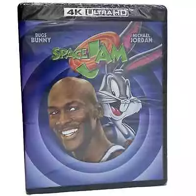 Space Jam 4K Ultra HD Blu Ray Movie 1996 Michael Jordan Bugs Bunny New Sealed • $6.97