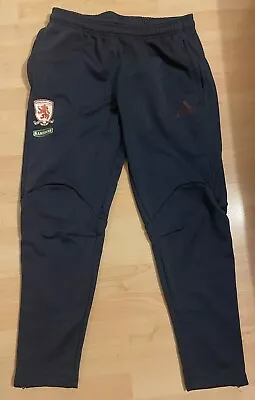 Mens Rare Middlesbrough FC Adidas Training Bottoms Pants Large Blue Worn Twice • £15.99