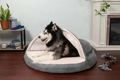 Snuggery Burrow Dog Bed - Faux Sheepskin • $39.99