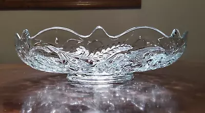 Antique McKee Early American Rock Crystal Glass Large Bowl 10 1/2  X 3  • $24