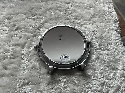 Double Sided Small Round Make-Up Mirror Magnifying Cosmetic Shave Grooming UK • £1.49