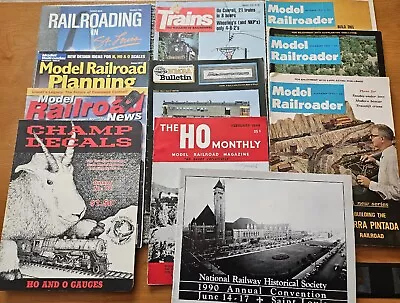 Model Railroader Magazines And Other Model Railroading Type Magazines 10 Total • $32