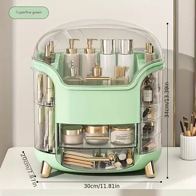 Portable Makeup Case For Countertop Bathroom And Dressing Table - Dustproof • $20