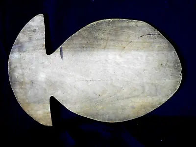 Vintage Fish Shaped Wooden Cutting Chopping Board • $95