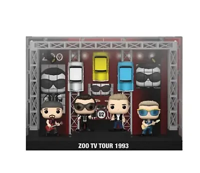 Funko Pop! Moment Deluxe: U2's Zoo TV Tour (1993) Vinyl Figures Limited Edition • $49.99