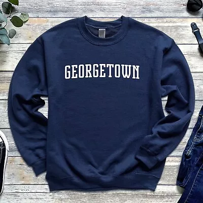 Georgetown Sweatshirt | Georgetown Crewneck Sweatshirt | Men Women Adult Unisex • $44.10
